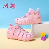 2021 Nya Barns basketskor Non-Slip Andningsbara Sport Boys Girls Sneakers Fashion School Running Shoe