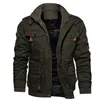 Giacca interna in pile invernale da uomo Cappotti spessi caldi Parka casual Capispalla Giacche Uomo jaquetas masculina inverno Cappotto con cappuccio 201116