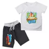 Superzings Print Children Sets Boys Girls Clothing Summer Close Cartoon Kids Super Zings Serie 4 Tshit 무릎 반바지 바지 Y200822702