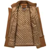 Ruelk Autumn e Winter Mens Wool Coat da moda clássica de cor sólida de colar dupla de colar de gola dupla espessada Men Top 201116