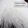 MS.SOFTEXモンゴルラムの毛皮ケースリアルクッション高品質ナチュラルピローケースカバーフッフィー210201