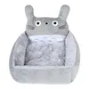 Linda cama de gato de dibujos animados sofá sofa tibio suave algodón de algodón colchón de cachorros para perros pequeños invernal lavable mascota para perros manta 201123