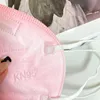 Vuxen Barn Gradient Färg KN95 Ansiktsmaskar 5 lager 10 st / Väska Engångsansvarig Mask Gratis Leverans