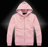 Vente chaude Hommes Polo Solide Hoodies Petit poney HipHop Sweats À Capuche Cardigan Jogging À Capuche Hommes Sweat À Capuche Survêtement Vestes Fitness Manteaux S-XXL