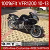 Honda Crosstoureer VFR1200F VFR 1200 RR CC Gloss Black 2011 2012 2013 76no.83 VFR1200RR VFR-1200 10-13 VFR1200x VFR1200 F X 10 11 12 13 페어링