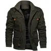 Giacca da uomo spessa calda militare bomber tattico giacche da uomo capispalla in pile traspirante giacca a vento con cappuccio cappotti 5XL vestiti 201218