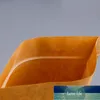 Sac d'emballage de thé aux fruits secs étanche à l'humidité de qualité alimentaire avec fermeture à glissière debout en papier kraft personnalisé