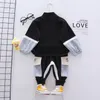 New Spring Autumn Baby Boys Girls Clothes Children Cotton Jacket Pants 2Pcs/Sets Toddler Fashion Clothing Infant Kids Tracksuits 201127