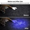 Ультрафиолетовый светодиодный ультрафиолетовый факел лампы 395 нм длина волны 51 100 128 светодиодные фонарики детектор черного цвета для сухих домашних животных PET PET BEY BED
