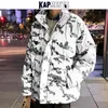 Parkas en duvet pour hommes KAPMENTS hiver hommes Hip Hop imprimé vestes japonaises 2022 hommes Vintage manteaux mode coupe-vent mâle Harajuku veste 5X