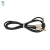 Bra kvalitet 3.5mm Connector Audio Cable för iPhone Bil Headphone Speaker Wire Line Aux Cord Bend-to-right line