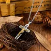 펜던트 목걸이 카톨릭 예수 그리스도 inri cross crucifix 스테인레스 스틸 목걸이