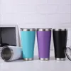 Tumblers duplo vácuo isolado garrafa de água de água de aço inoxidável caneca 30oz tumbler copo com tampa de encerramento Transporte marítimo lsk2122