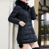 Mode Winterjacke Frauen Große Pelz Mit Kapuze Dicke Daunen Parkas XLong Weibliche Jacke Mantel Schlank Warme Winter Outwear 201210