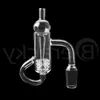New Diamond Loop Quartz Banger With Glass Bubble Carb CapInsert 10mm 14mm 18mm Male Female Quartz Banger Nails For Glass Water Bongs Rigs