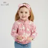 Dave Bella Bahar Bebek Güzel Ceket Çocuk Moda Giyim Çocuklar Sevimli Ceket LJ201126