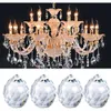 Nouveau suspendu boule de cristal clair sphère prisme pendentif perles d'espacement pour la maison lampe de fête de mariage sqcRDH dhseller2010