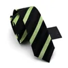 grüne schwarze gestreifte krawatte