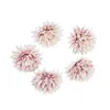 10 Stück 4 cm kleine chiffion Gänseblümchen Gerbera handgemachte künstliche Chrysantheme Blütenkopf für Hochzeitsdekoration DIY Kranz Babyparty