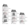 DOZZLOR Handbag hanging organizer Hanging wardrobe organizer Three-dimensional storage bag Handbag for closet1