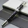 Stylo plume Elizabeth Black en édition limitée, fournitures de bureau d'affaires de haute qualité avec numéro de série et homme de luxe C7654101