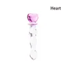 Produits de sexe gay Butt Plug Vaginal Anal Stimulation Vibrateur Perles Cristal Verre Gode Pénis Pour Femmes Plug Anal Sex Toys Y201118