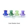 Beracky Twee stijlen Volledige las Flat Ronde Bodem afgeschuind Rand Roken Quartz Banger met Glass Draaiende Gekleurde UFO Carb Caps Terp Pearls voor Water Bongs DAB RIGS