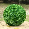 5PC konstgjorda växter Milan Grass Ball Plastic Boxwood s eukalyptus bröllopsfest hem utomhus dekoration