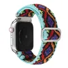 Cinturino in tessuto di nylon Cinturino intelligente per braccialetto Apple Watch iwatch 3 4 5 se 6 serie 38MM 40MM 42MM 44MM