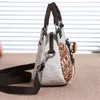 Coonit Retro kadın Üst Kolu Çantası Basit Vintage Küçük Satchel Çanta Kadın Boncuklu Tasarım Crossbody Omuz Tote Çanta Çanta