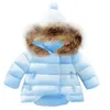 Vêtements d'extérieur de nouvel enfant garçon fille hiver chaude manteau à capuchon enfants vêtements vêtements enfant fille garçon fille chaude épaisse veste