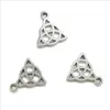 Ganze Menge 100 Stück Dreieck Antik Silber Charms Anhänger Schmuckherstellung Armband Halskette Ohrringe 16 15mm DH0851208P