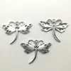 50pcs Butterfly Alloy Charms Pendant Retro Jewelry Making DIY Keychain Ancient Silver Pendant For Bracelet Earrings 36x29mm
