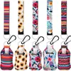 PU Leather 30ML Disposable Hand Sanitizer Bottle Holder Keychain Perfume Soap Holster Key Rings with 30ml Bottle