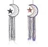 Dreamcatcher Bells Hang Moon Catcher Dreamcatcher Moda Piuma Dream Catcher Ciondolo Appeso a parete Decorazione della stanza Artigianato KKB3756