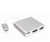 Adattatori HDTV 3 IN 1 da USB TYPE-C a USB 3.0 1080P Adattatore multiporta AV digitale femmina per laptop con smartphone di tipo c