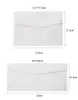 50 PCs/lote Wrap Wrap Wrap Pinkinahy Vintage Invite de casamento Vintage Envelopes para cartões Transparente Envelope translúcido envelopes de papel