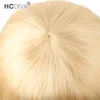 Kolor 613 Blond Bangs Peruki Brazylijska Wave Body Wave 100 PRAWDZIWE PREGIKA HITOWEJ PERUGIAN PERUVIAN VINGIN Pełna maszyna Made Capless Wigs9864680