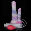 NXYアナルおもちゃ新しいシリコーン液勾配シミュレーションペニス大人楽しい女性のウォータージェット射精浣腸浣腸機器0314