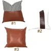 leather pillow cushions