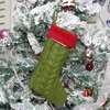 Christmas Stocking Kid Gift Bag Xmas Sock Candy Bag Christmas Tree Pendant Stocking Christmas Ornament Xmas Party Decoration Wholesale