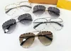 nuovi occhiali da sole di design per uomo e donna di moda z0922u lente senza montatura pilota montatura in metallo popolare occhiali protettivi stile avanguardia uv400