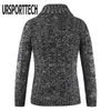 Cardigan Sweater Men Thick Slim Fit Coat Jumpers Knitwear High Quality Autumn Korean Style Casual Mens s 211221