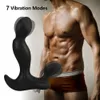 Afstandsbediening mannelijke prostaat massager anale vibrator siliconen 7 snelheden butt plug seksspeeltjes voor mannen masturbator voor volwassen y201118