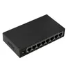Freeshipping Standard IEEE802.3AF POE Switch 8 Porta para IP Câmera Power Over Ethernet Transmission Network Switches 48V Alimentação Fonte