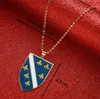 Roestvrijstalen Bosnië en Herzegovina hanger kettingen voor vrouwen Bosna I Hercegovina ketting sieraden