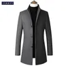 Men's Trench Coats Autumn And Winter Products Mid-Length Single-Breasted Stand Collar Phoenix Duffle Coat