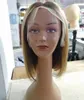 Highlight Bob Wig Straight Human Hair Ombre P4 27 Peruvian 13x4 Lace Frontal Wigs For Women