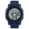 Skmei 10 lat baterii cyfrowe zegarki Mężczyzna Podwójny czas Sport Big Dial zegar Waterproof krzemionkowy żel Men039s Zegarek RELOJ 159200365