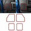 27PCS Red Car Interior Decoration Trim Kit Accessories For Ford F150262D